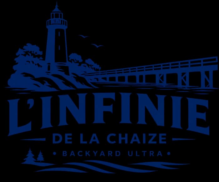 Logo de L’Infinie de la Chaize : un phare et une jetée.