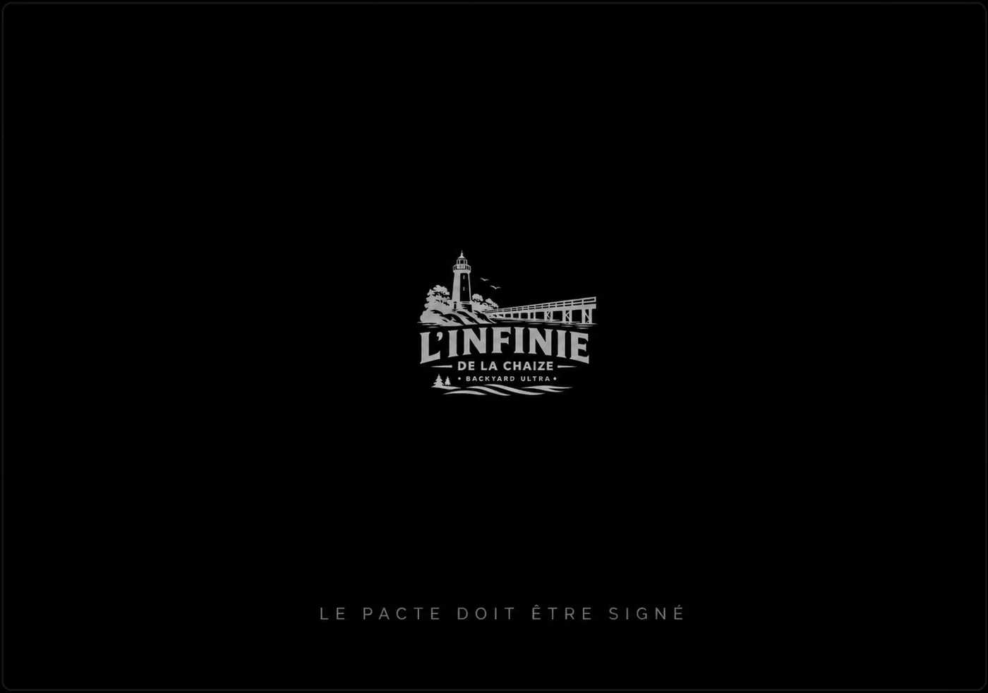 Recto de l’invitation physique de L’Infinie de la Chaize.